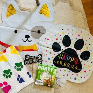 Dog Paw Party Balloon Decoration Set